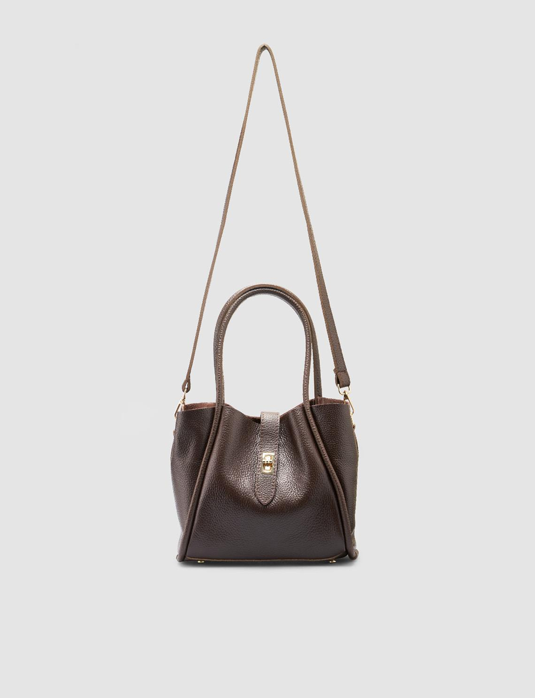 %100 Hakiki Deri Kahverengi Kadın Çanta