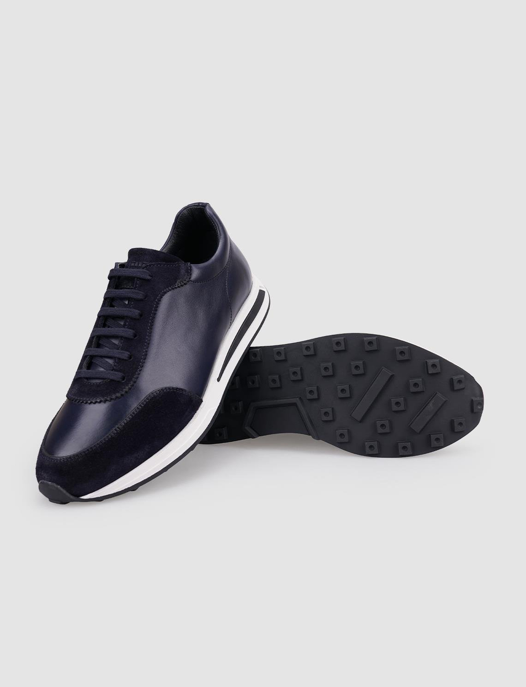 %100 Hakiki Deri Lacivert Erkek Ayakkabı