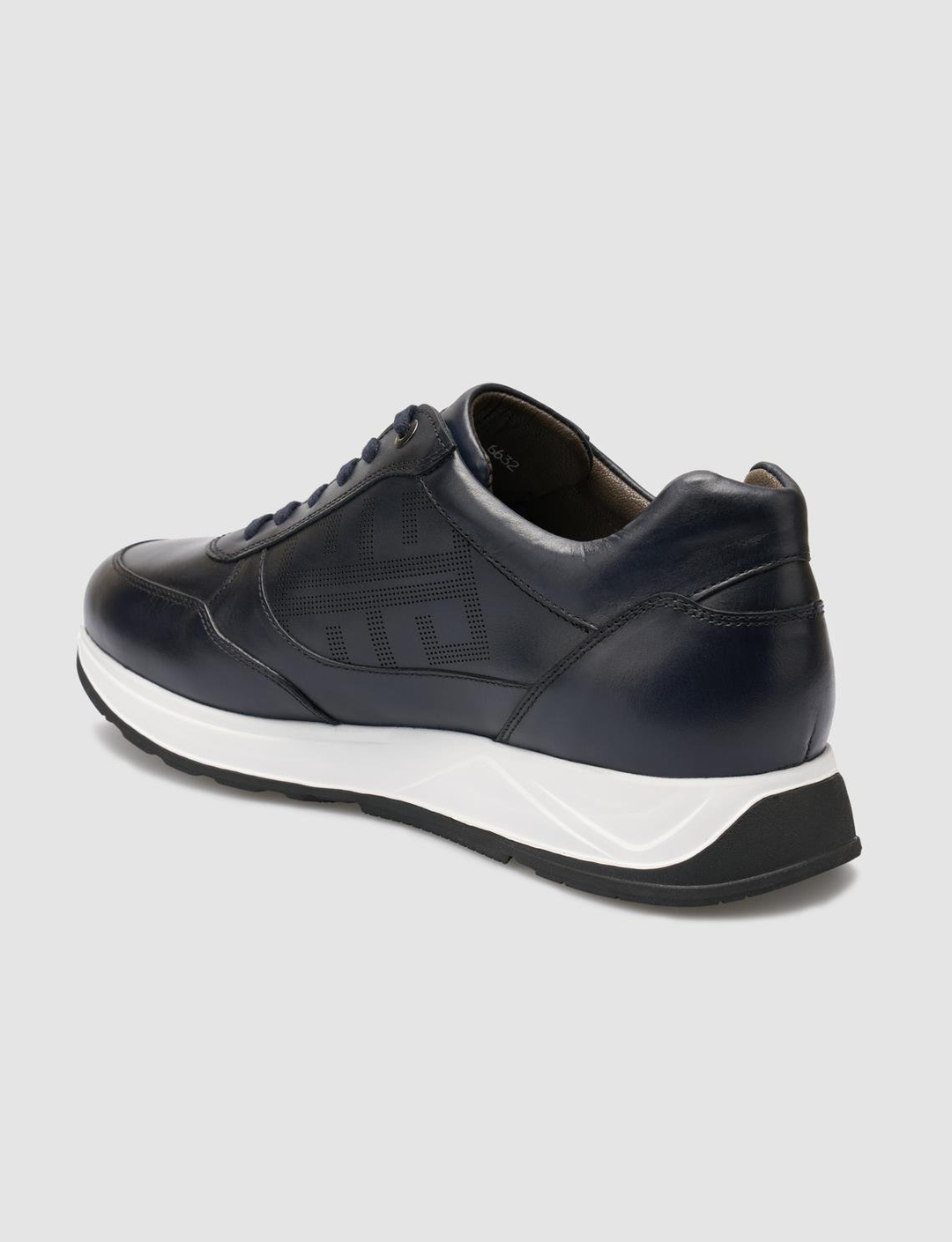 %100 Hakiki Deri Lacivert Erkek Ayakkabı