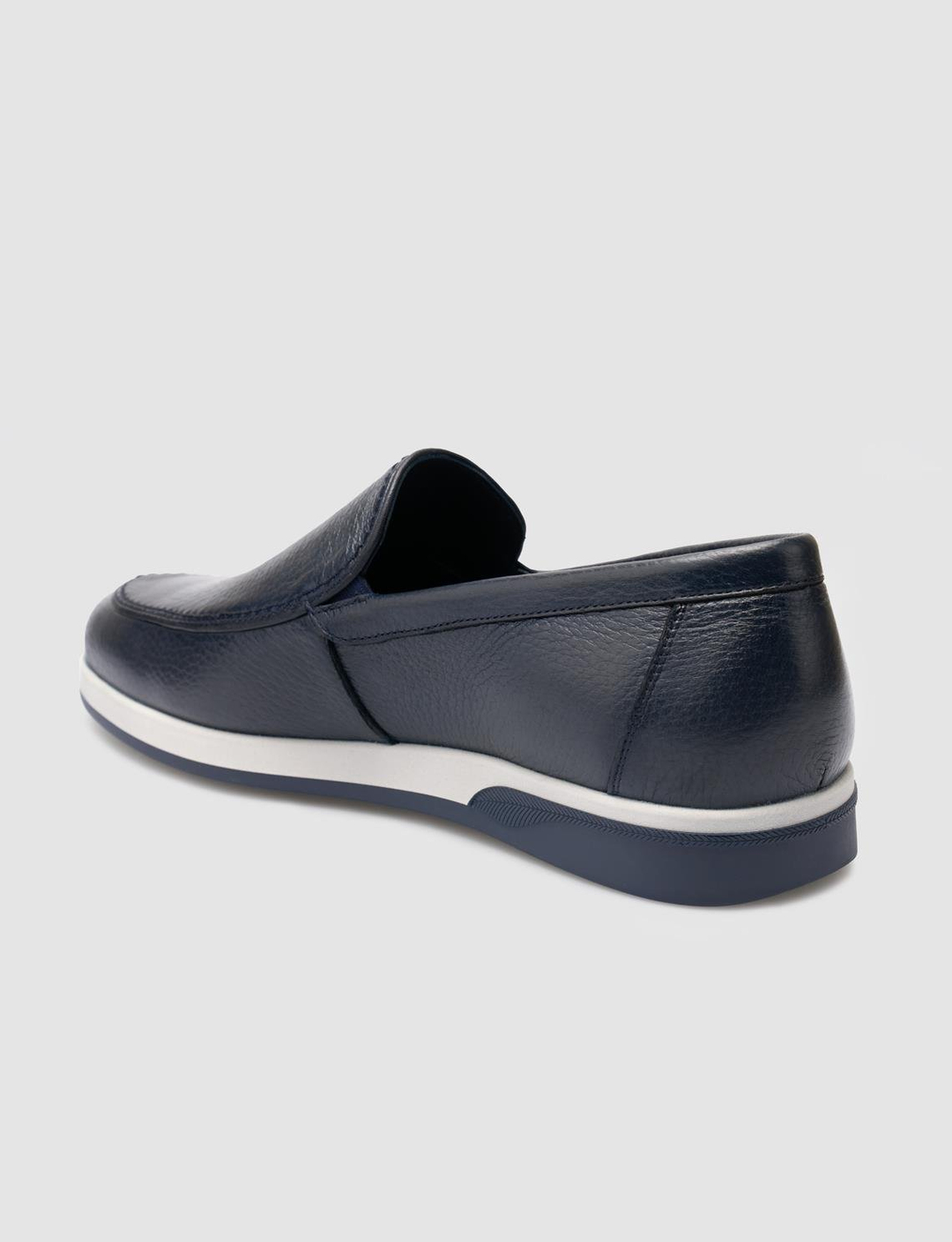 %100 Hakiki Deri Lacivert Erkek Ayakkabı