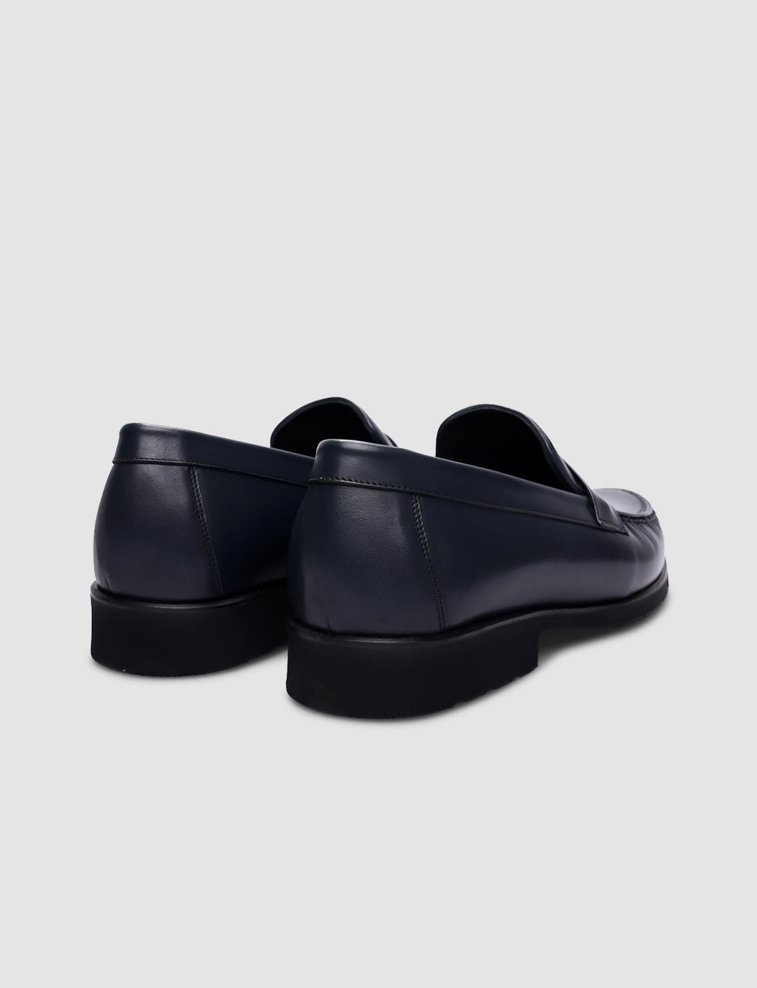 %100 Hakiki Deri Lacivert Erkek Ayakkabı