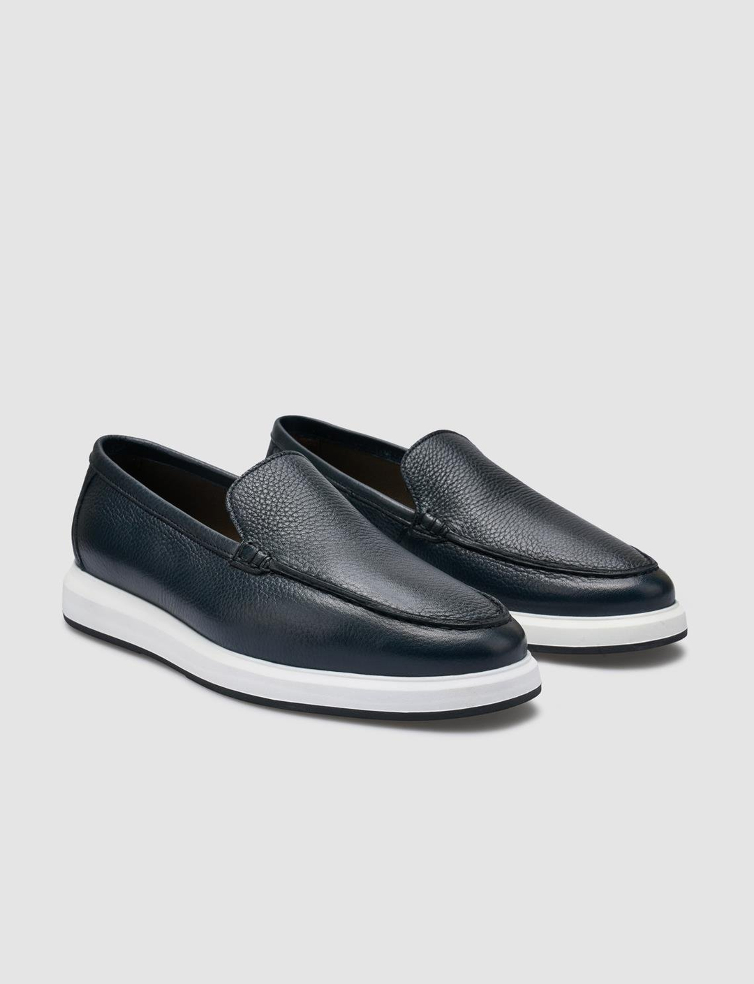 %100 Hakiki Deri Lacivert Erkek Ayakkabı