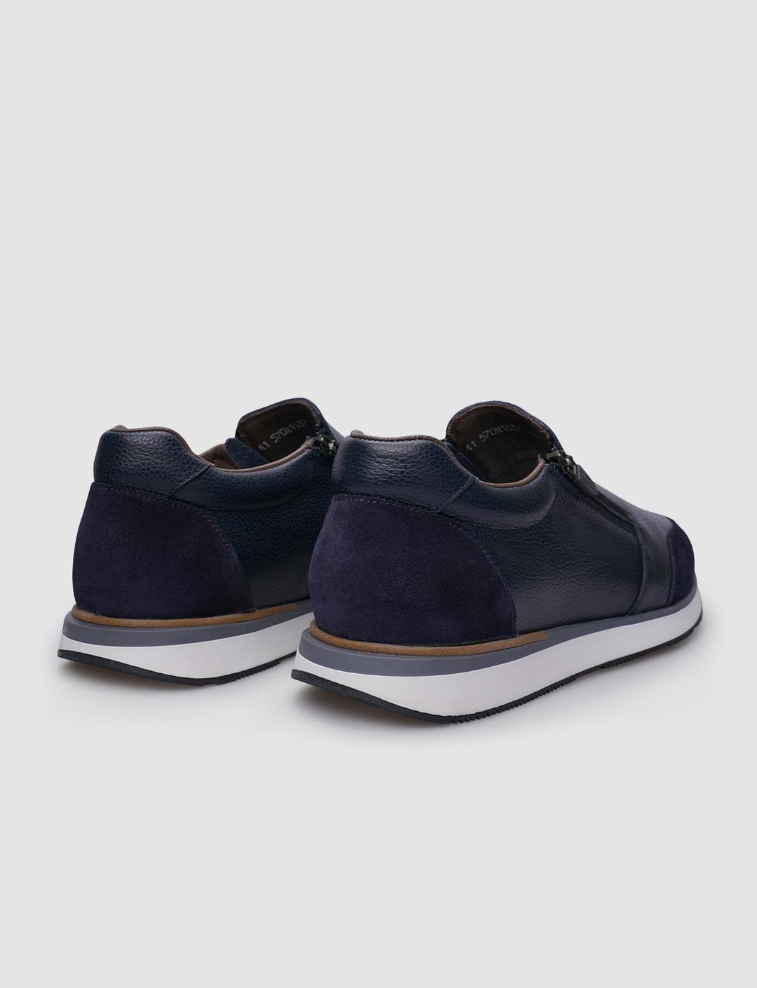 %100 Hakiki Deri Lacivert Erkek Ayakkabı