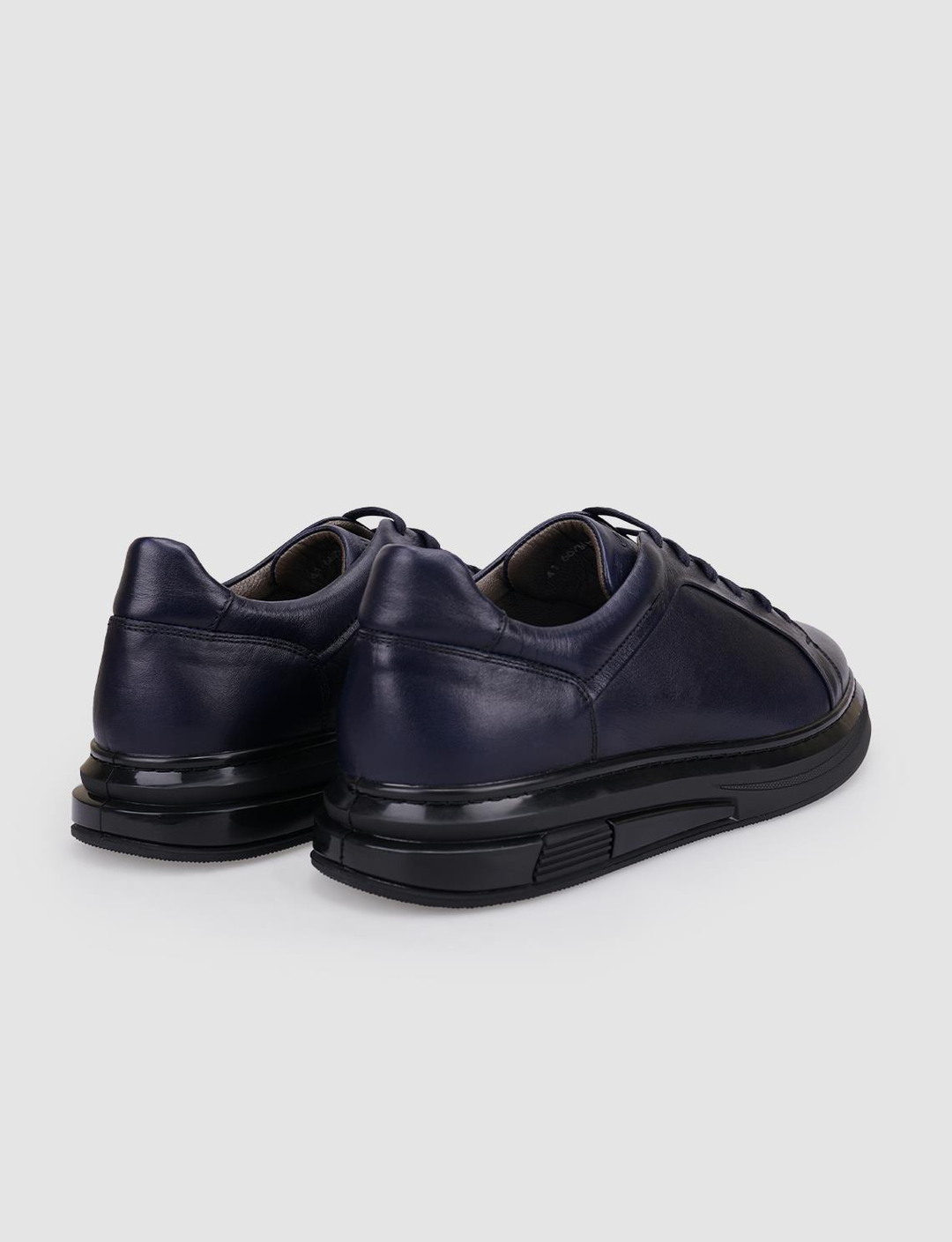 %100 Hakiki Deri Lacivert Erkek Ayakkabı
