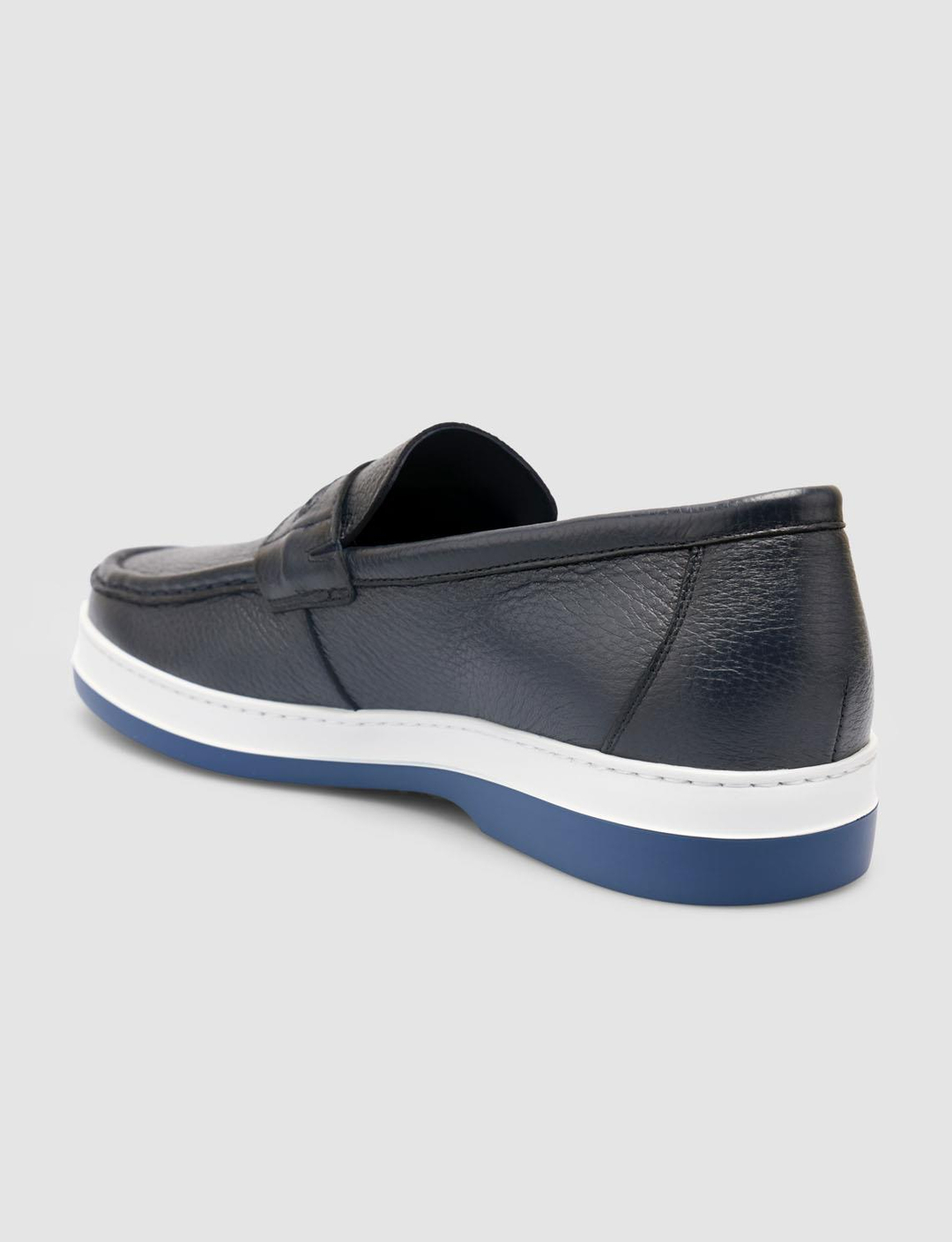 %100 Hakiki Deri Lacivert Erkek Ayakkabı