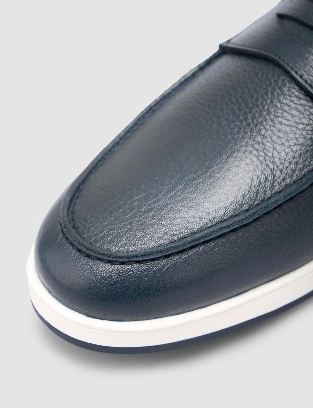 %100 Hakiki Deri Lacivert Erkek Ayakkabı