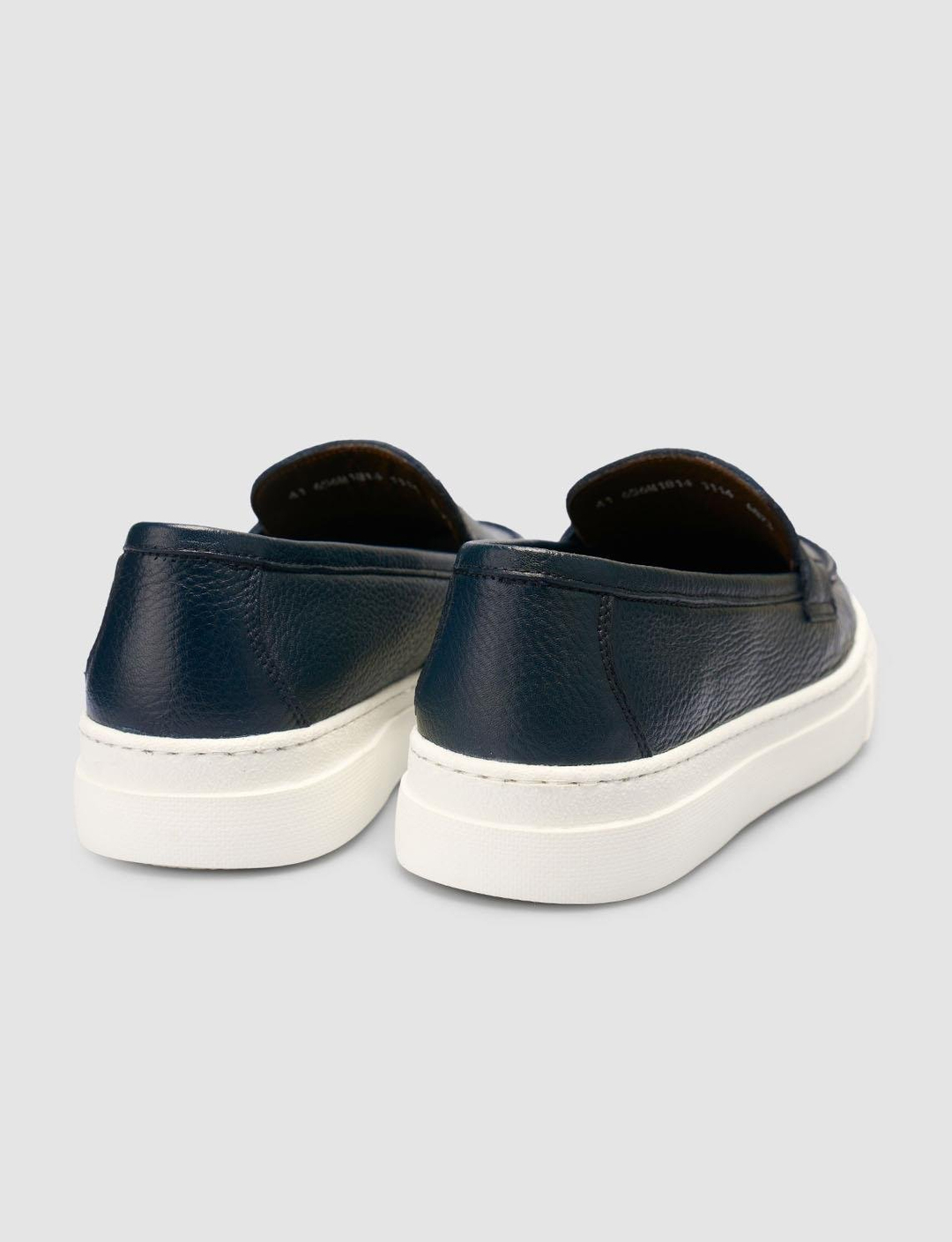 %100 Hakiki Deri Lacivert Erkek Ayakkabı