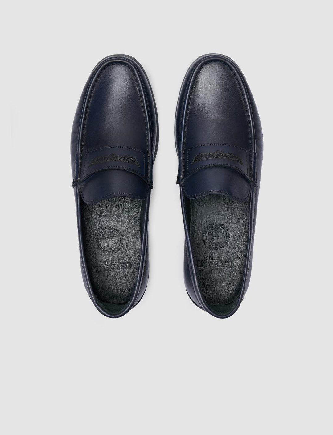 %100 Hakiki Deri Lacivert Erkek Ayakkabı