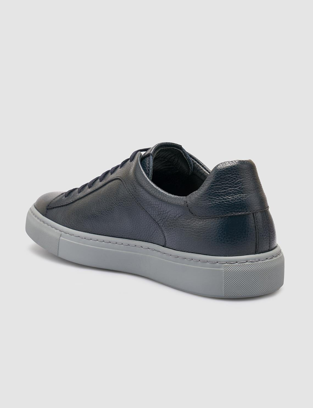 %100 Hakiki Deri Lacivert Erkek Ayakkabı