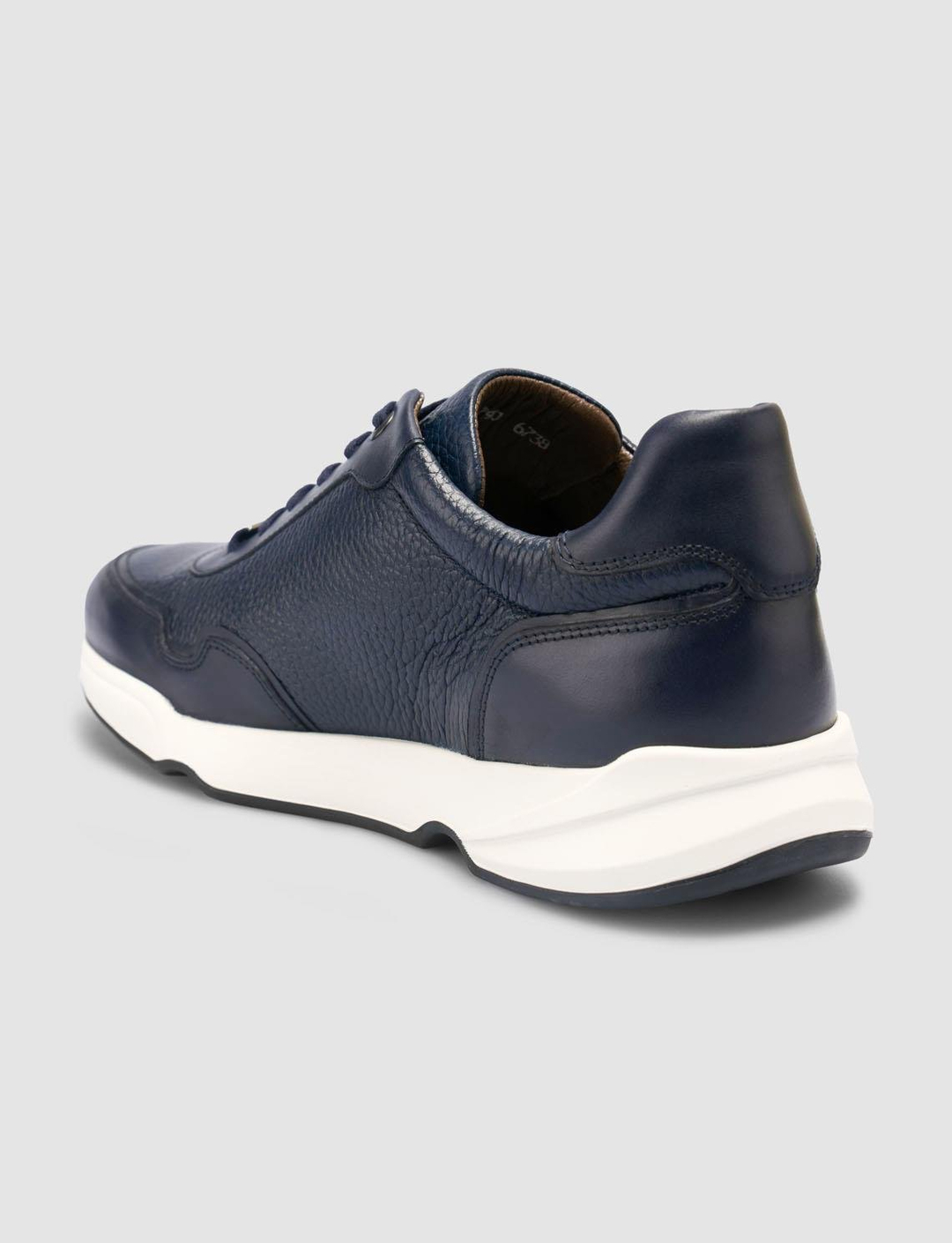 %100 Hakiki Deri Lacivert Erkek Ayakkabı