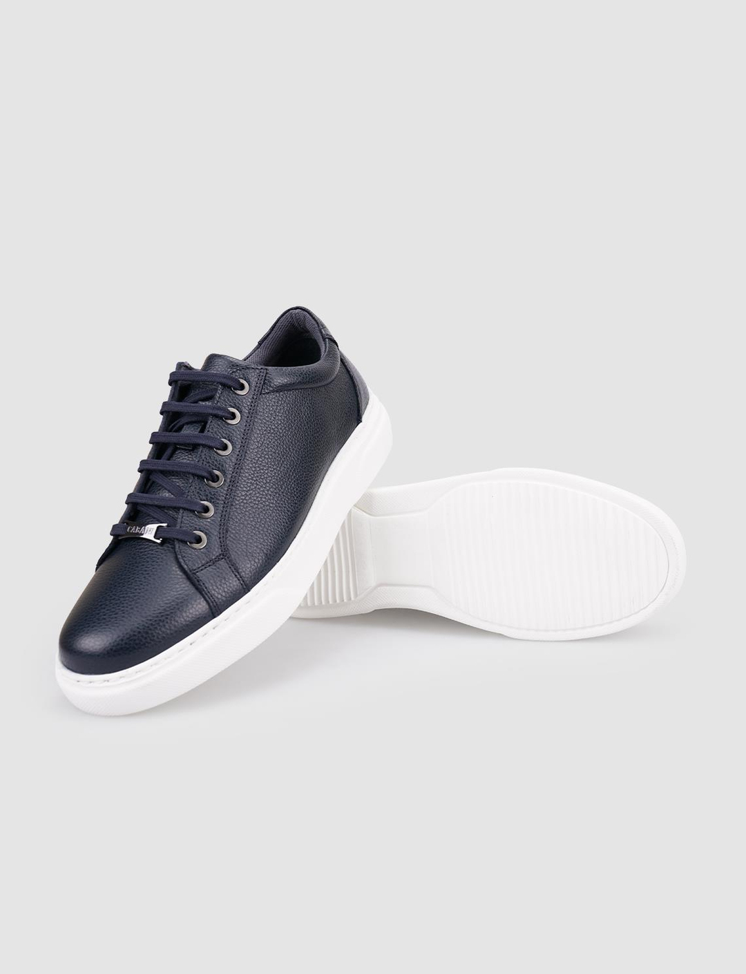 %100 Hakiki Deri Lacivert Erkek Ayakkabı