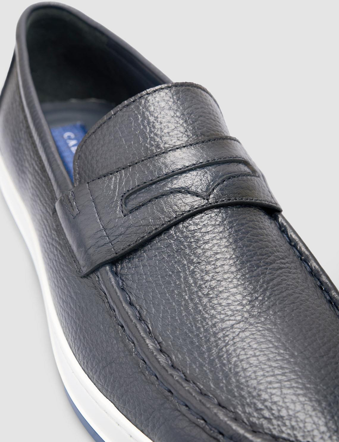 %100 Hakiki Deri Lacivert Erkek Ayakkabı