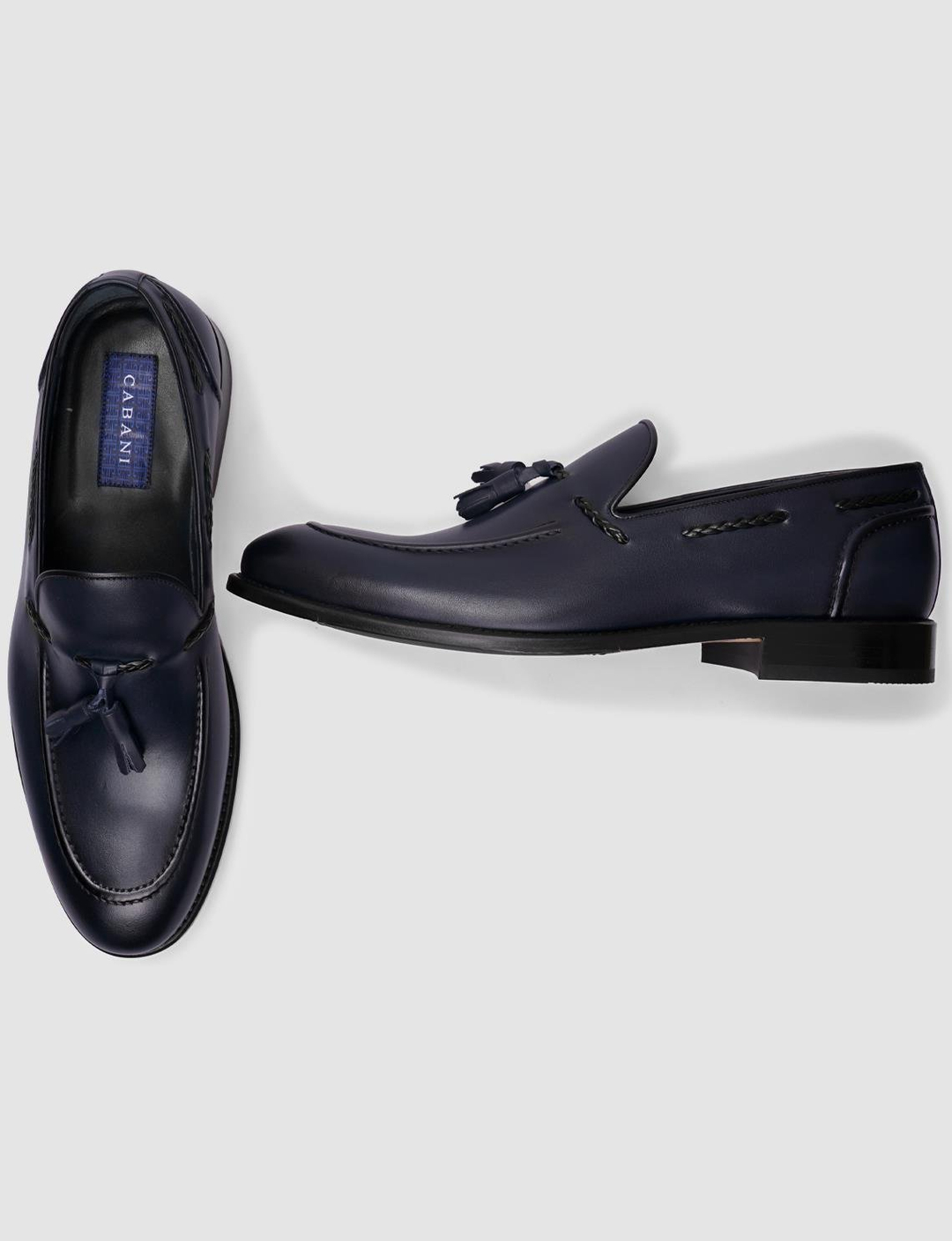 %100 Hakiki Deri Lacivert Erkek Ayakkabı