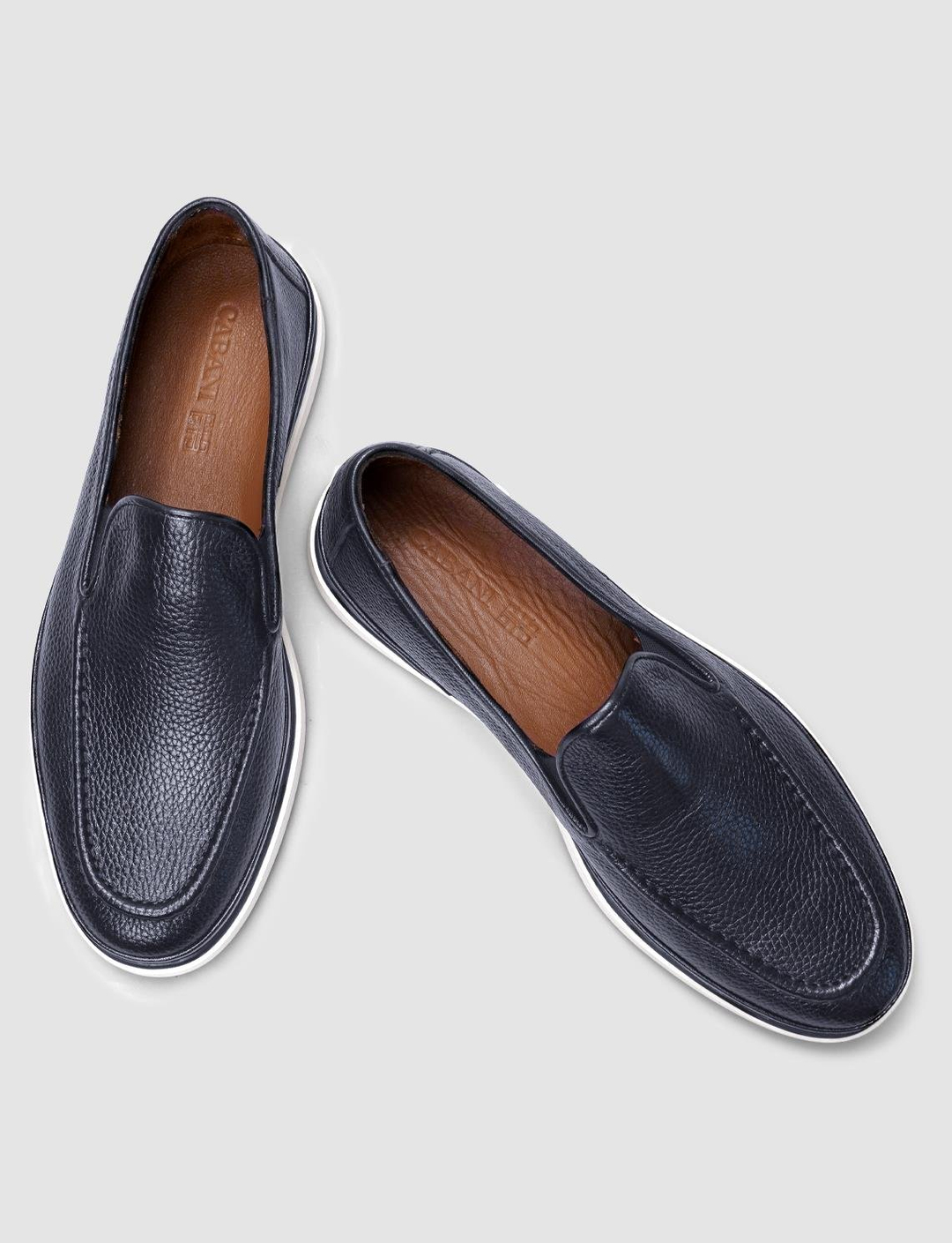 %100 Hakiki Deri Lacivert Erkek Ayakkabı