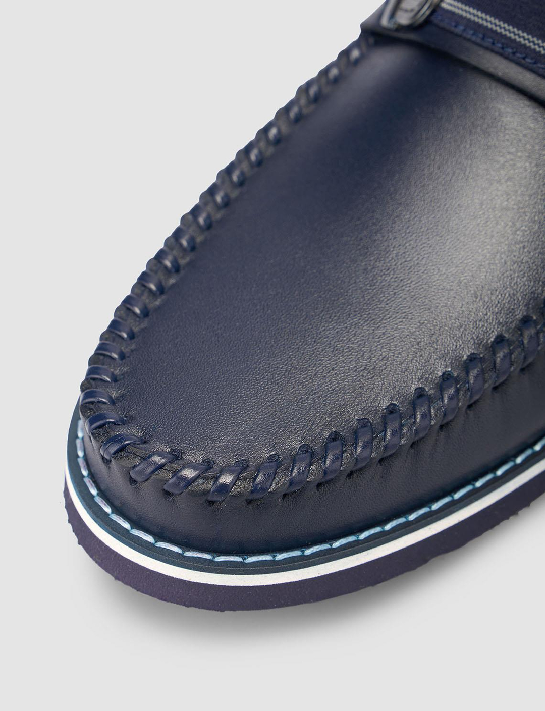 %100 Hakiki Deri Lacivert Erkek Ayakkabı