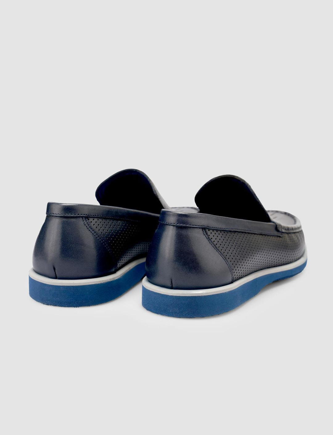 %100 Hakiki Deri Lacivert Erkek Ayakkabı