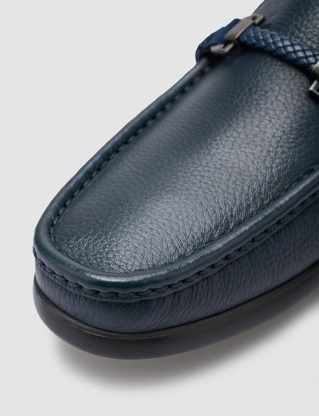 %100 Hakiki Deri Lacivert Erkek Ayakkabı