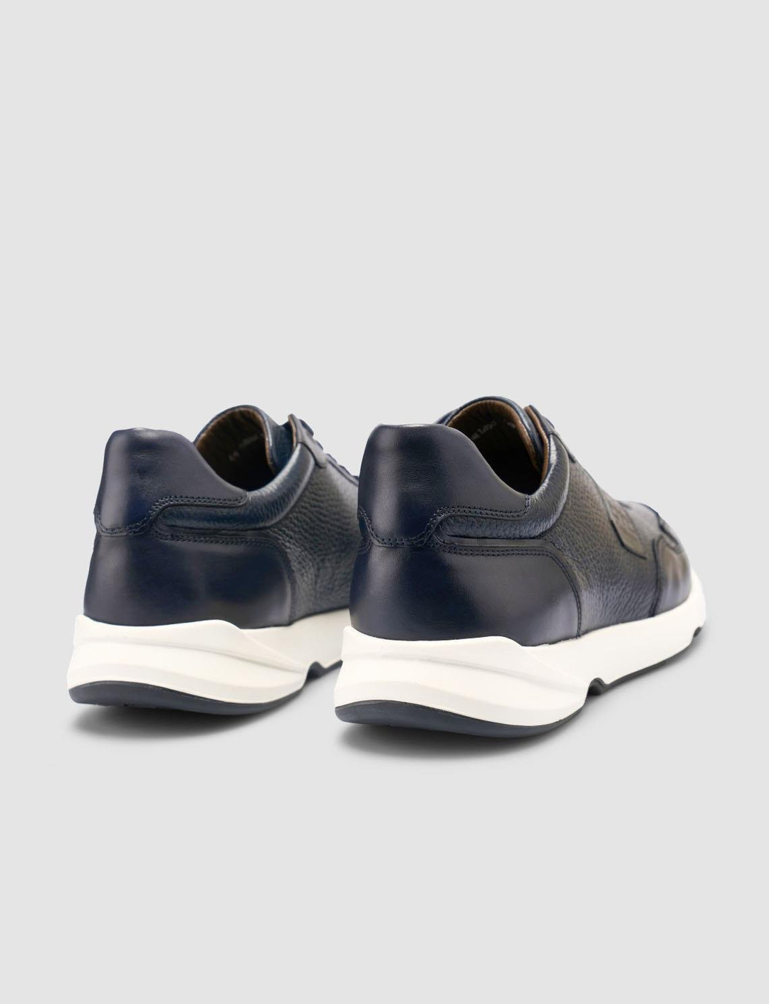 %100 Hakiki Deri Lacivert Erkek Ayakkabı