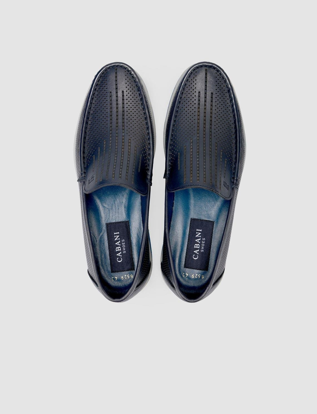 %100 Hakiki Deri Lacivert Erkek Ayakkabı