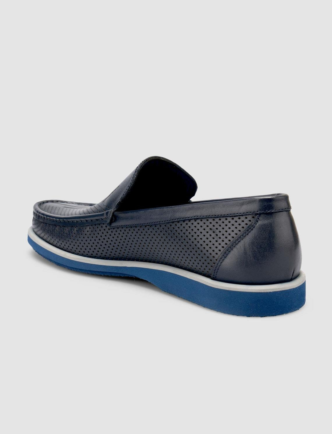 %100 Hakiki Deri Lacivert Erkek Ayakkabı
