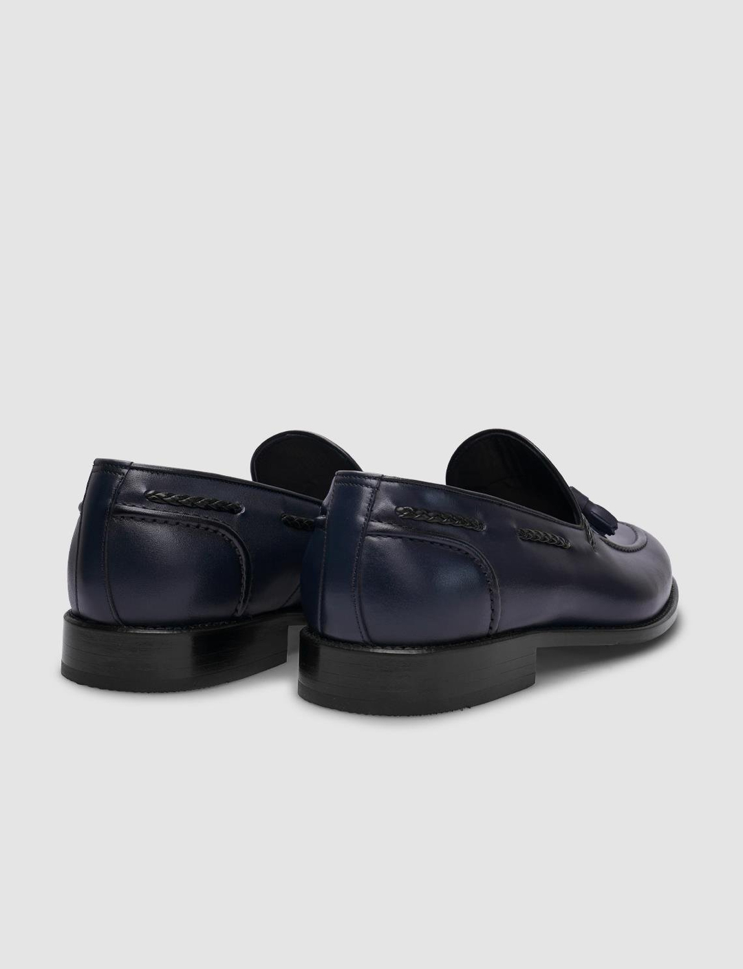 %100 Hakiki Deri Lacivert Erkek Ayakkabı