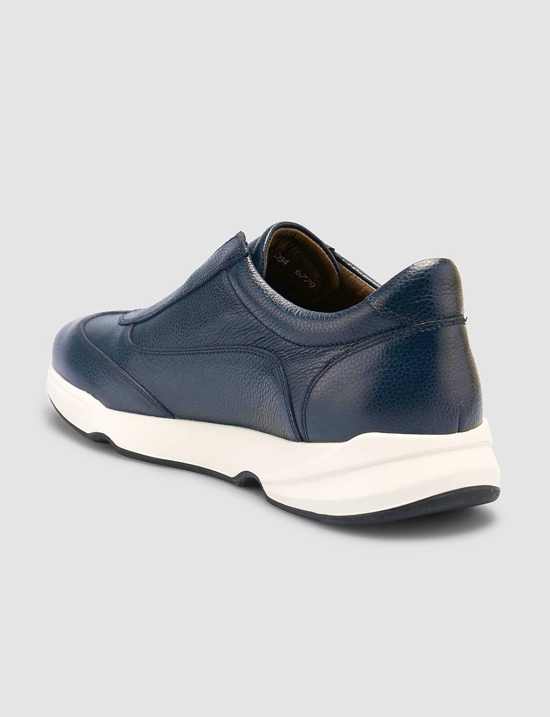 %100 Hakiki Deri Lacivert Erkek Spor Ayakkabı