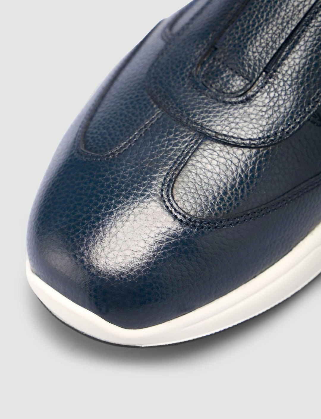 %100 Hakiki Deri Lacivert Erkek Spor Ayakkabı