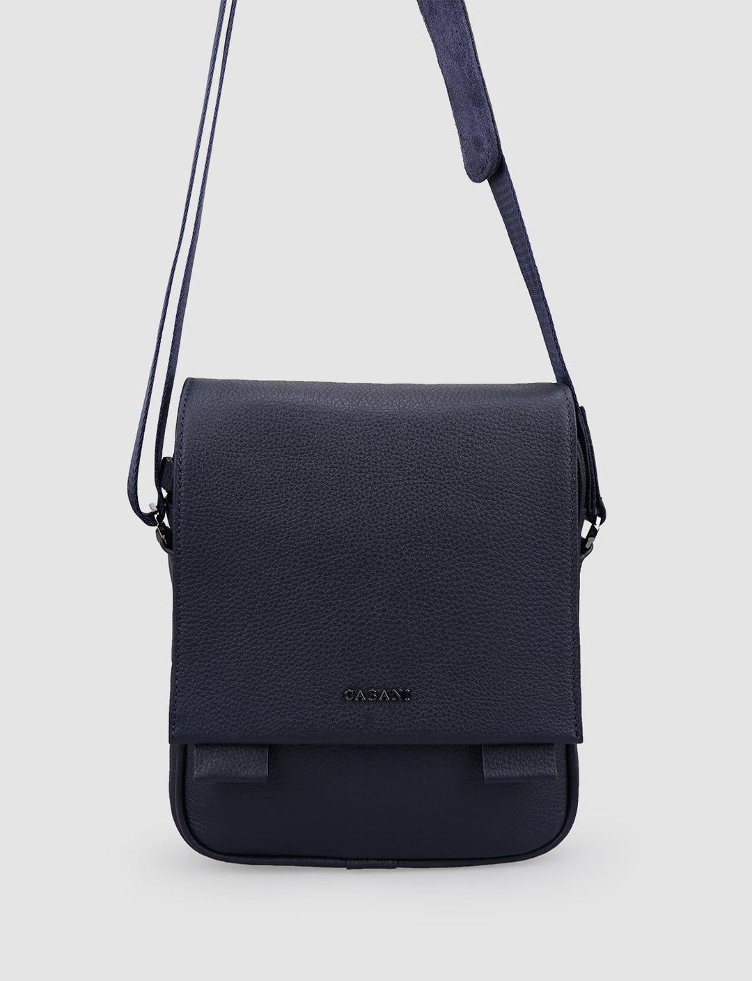 %100 Hakiki Deri Lacivert Unisex Çanta