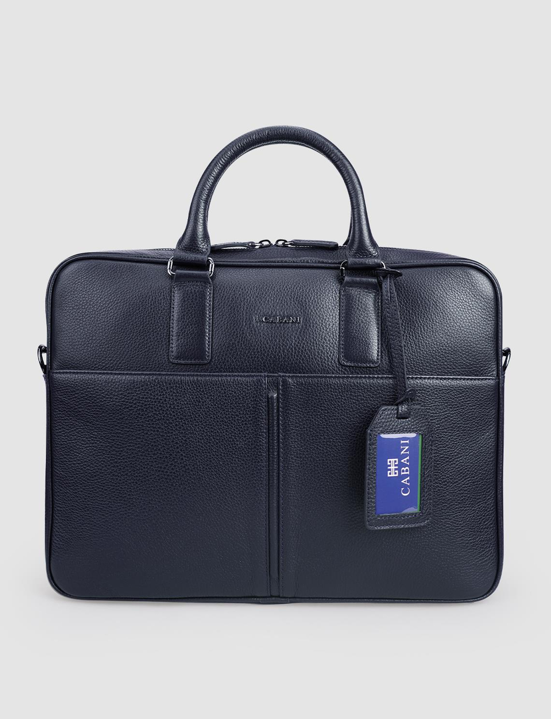 %100 Hakiki Deri Lacivert Unisex Çanta