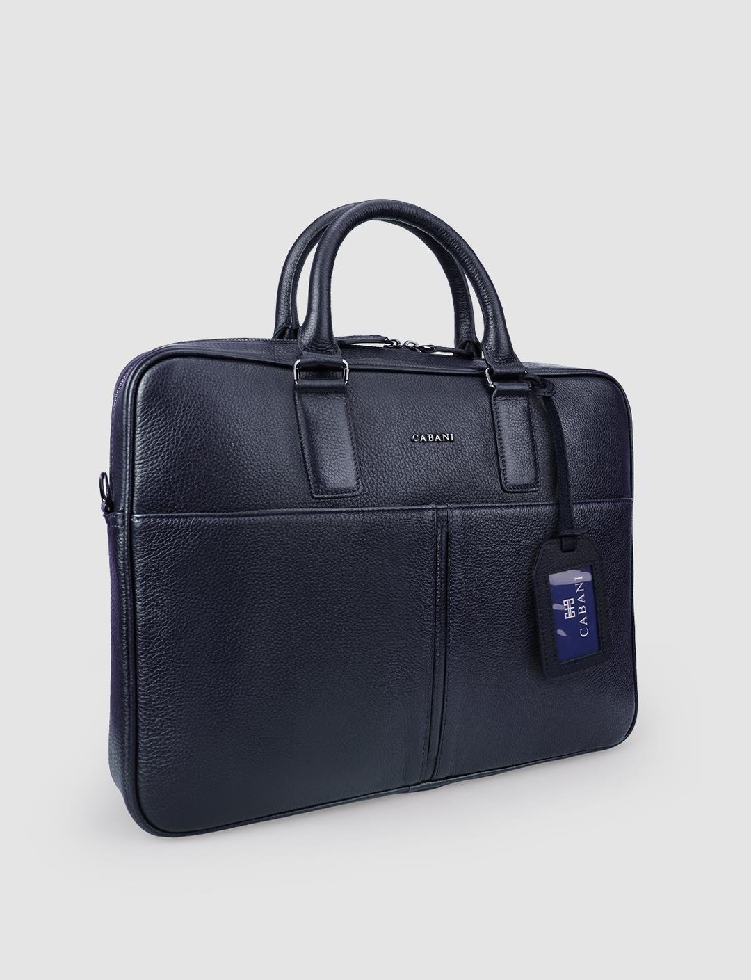 %100 Hakiki Deri Lacivert Unisex Çanta