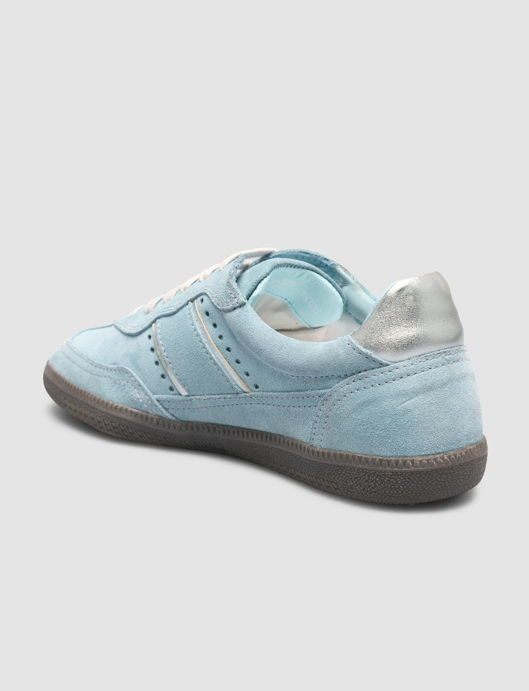 Women's Suede Genuine Leather Blue Shoes