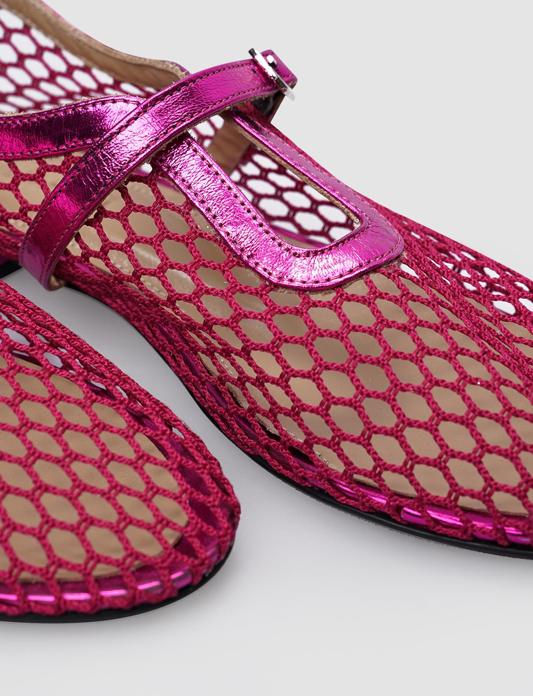 %100 Hakiki Deri Pembe Kadın Babet