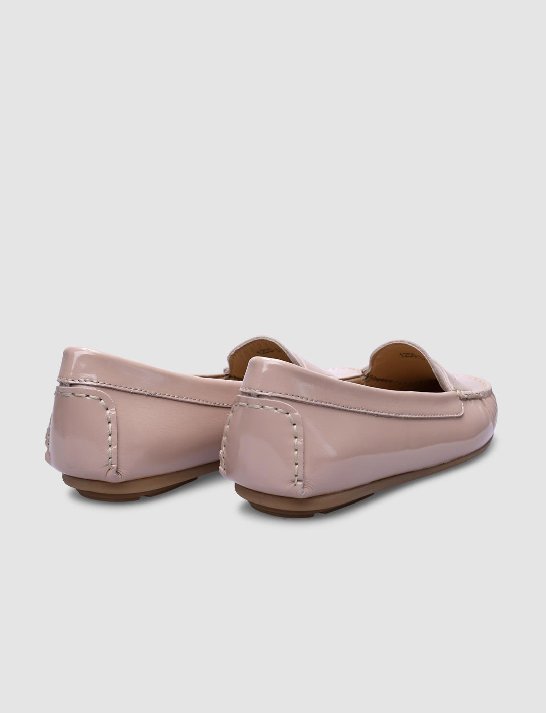 %100 Hakiki Deri Pudra Kadın Ayakkabı