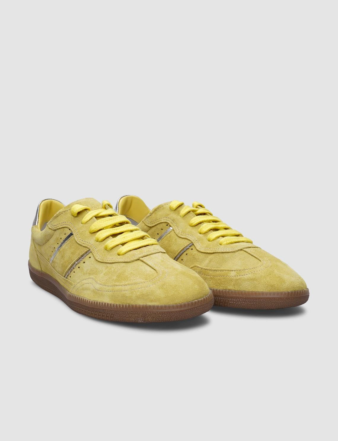 %100 Hakiki Deri Sarı Kadın Ayakkabı