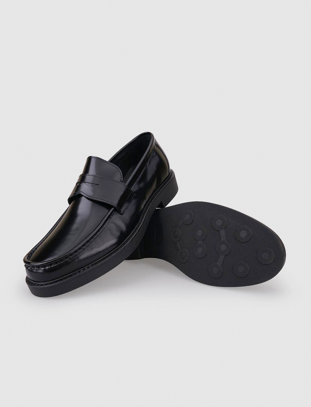 %100 Hakiki Deri Siyah Açma Erkek Günlük Ayakkabı