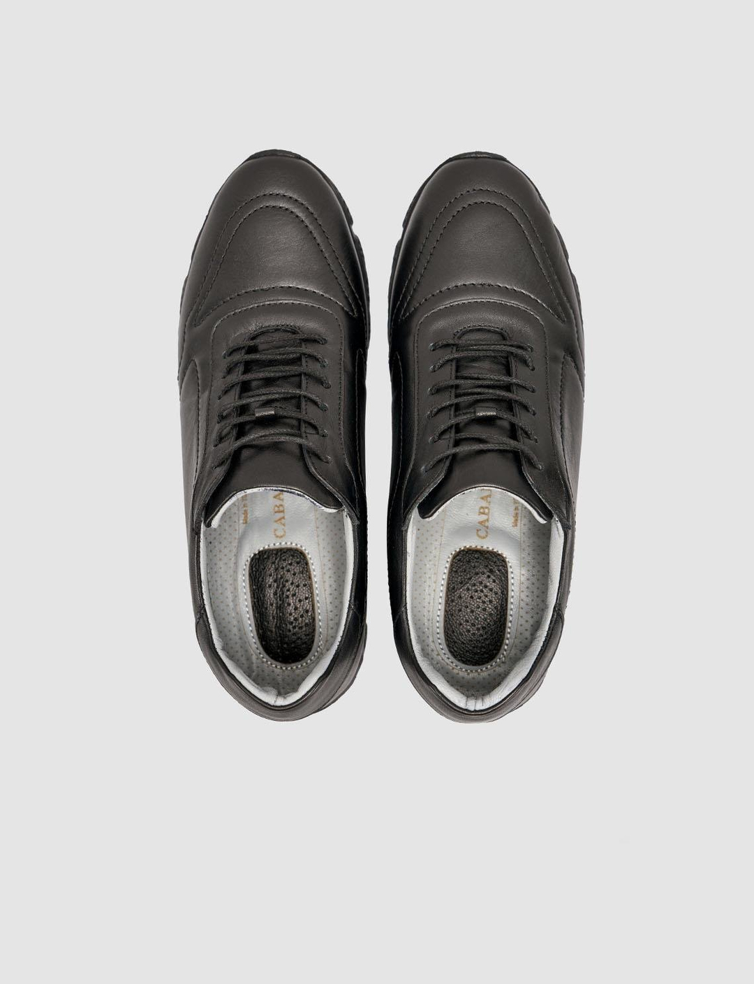 Men's 100% Genuine Leather Black Shoes