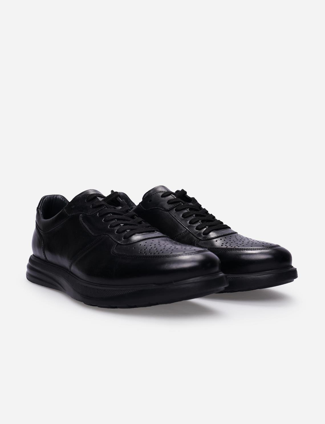 %100 Hakiki Deri Siyah Erkek Ayakkabı