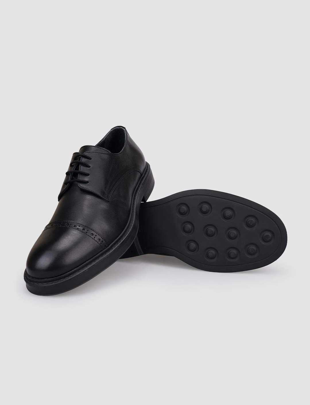 %100 Hakiki Deri Siyah Erkek Ayakkabı