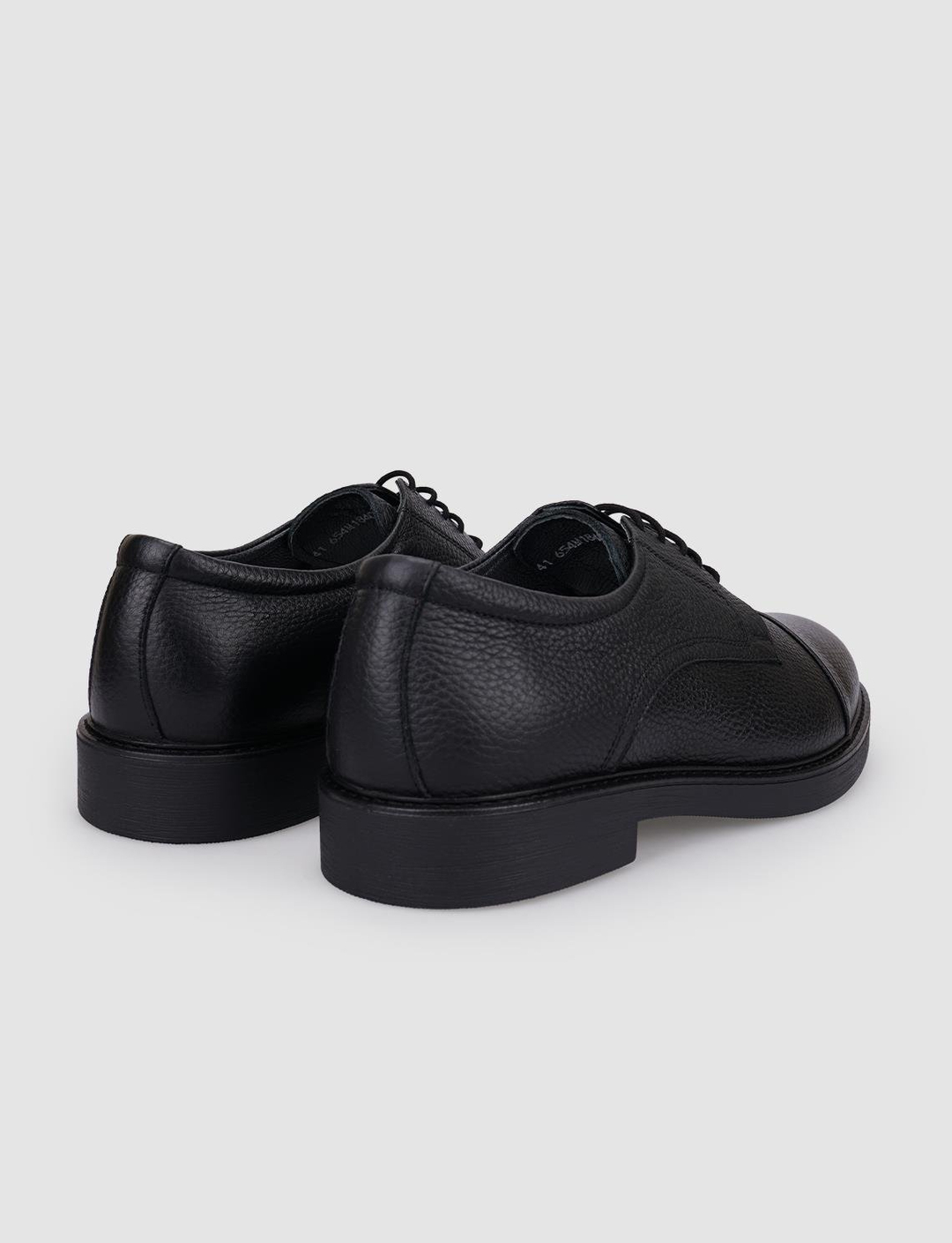 %100 Hakiki Deri Siyah Erkek Ayakkabı