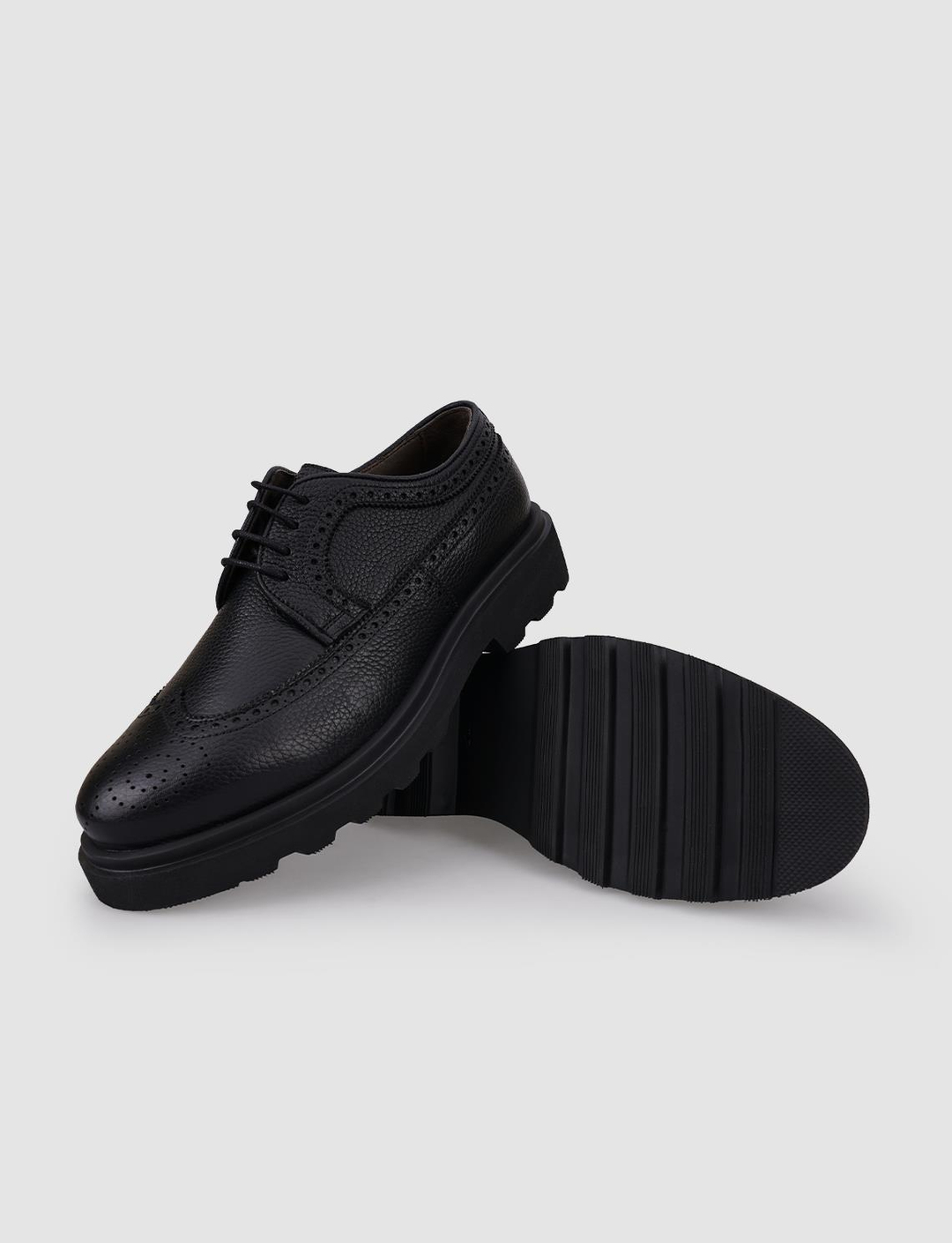 %100 Hakiki Deri Siyah Erkek Ayakkabı