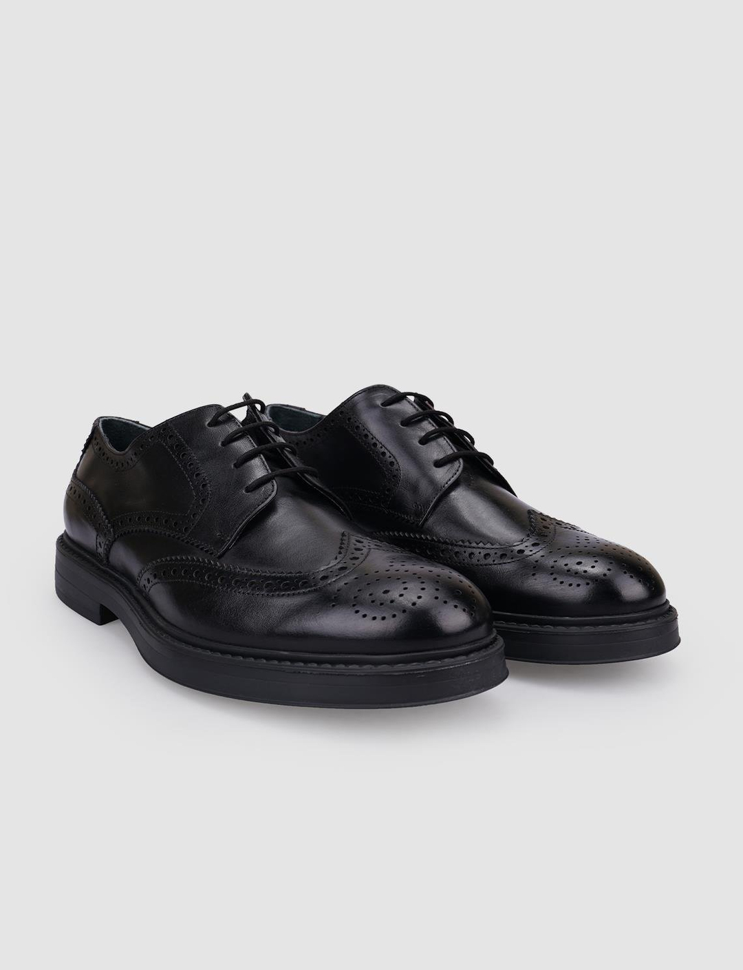 %100 Hakiki Deri Siyah Erkek Ayakkabı