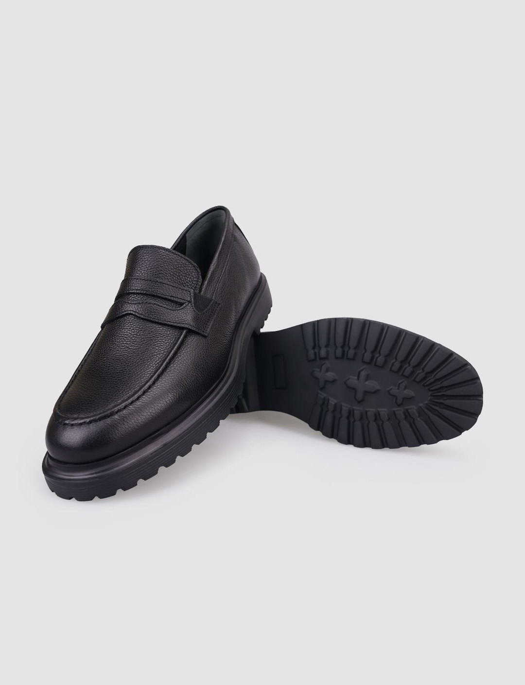 %100 Hakiki Deri Siyah Erkek Ayakkabı