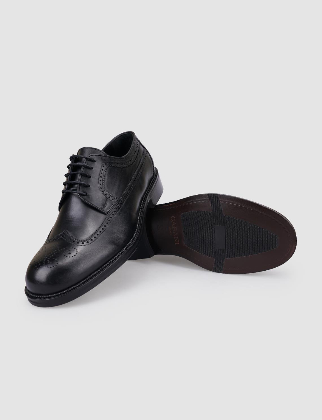 %100 Hakiki Deri Siyah Erkek Ayakkabı