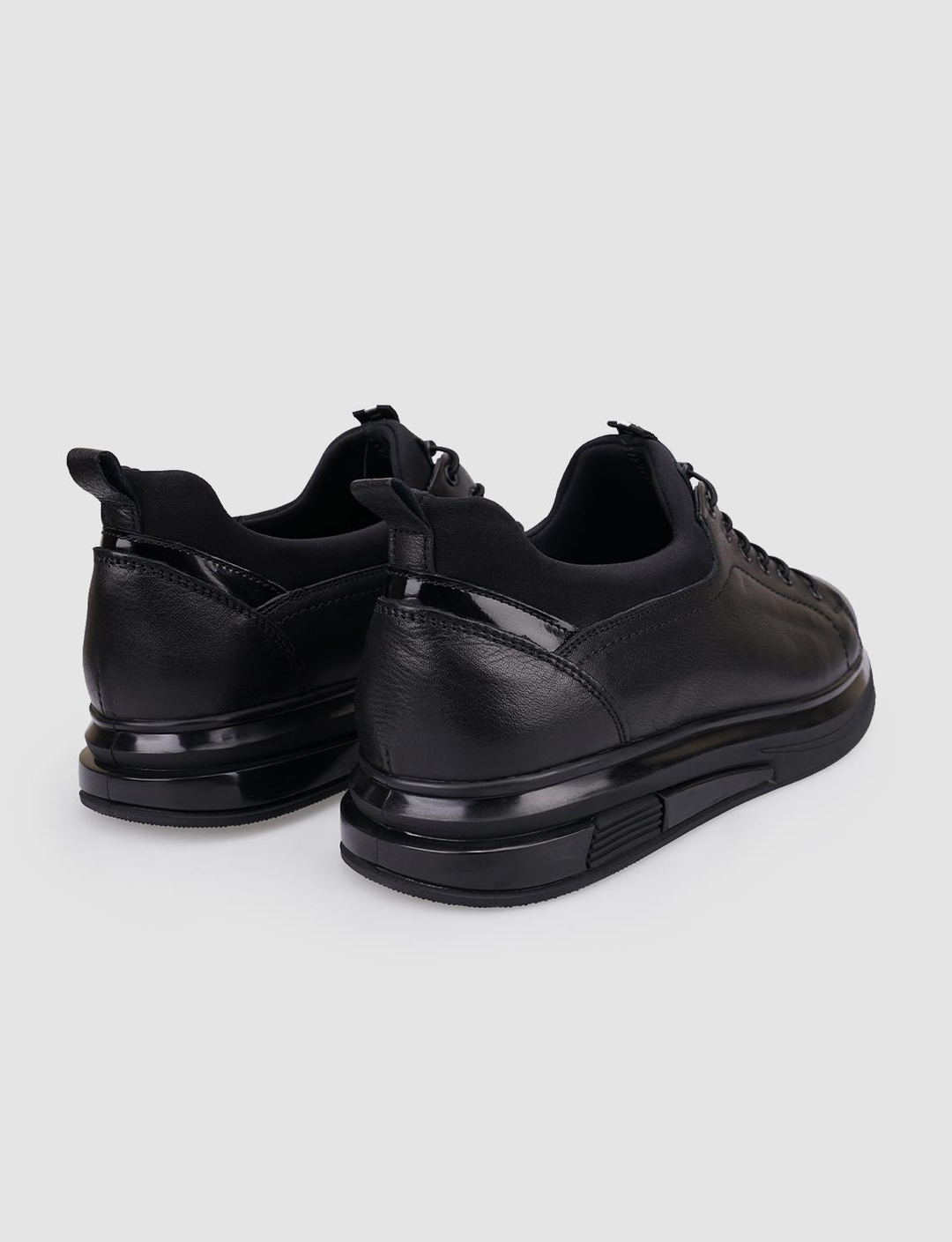 %100 Hakiki Deri Siyah Erkek Ayakkabı