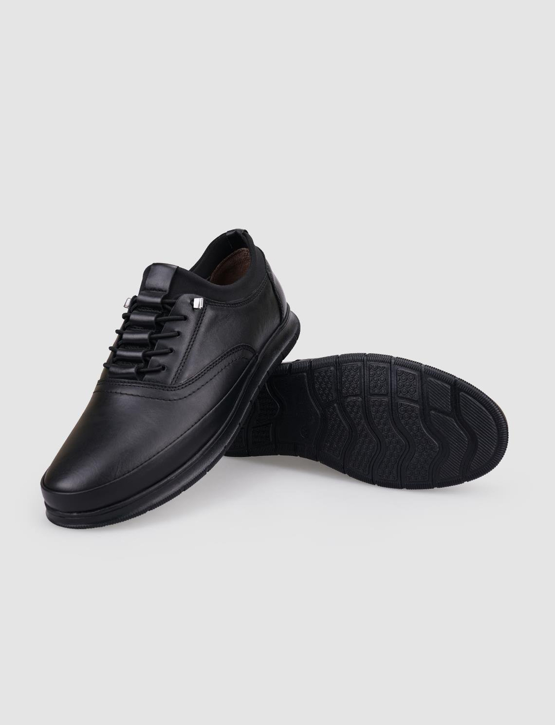 %100 Hakiki Deri Siyah Erkek Ayakkabı