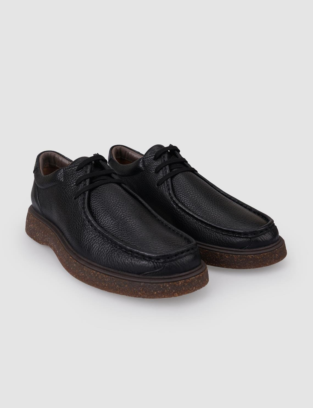 %100 Hakiki Deri Siyah Erkek Ayakkabı