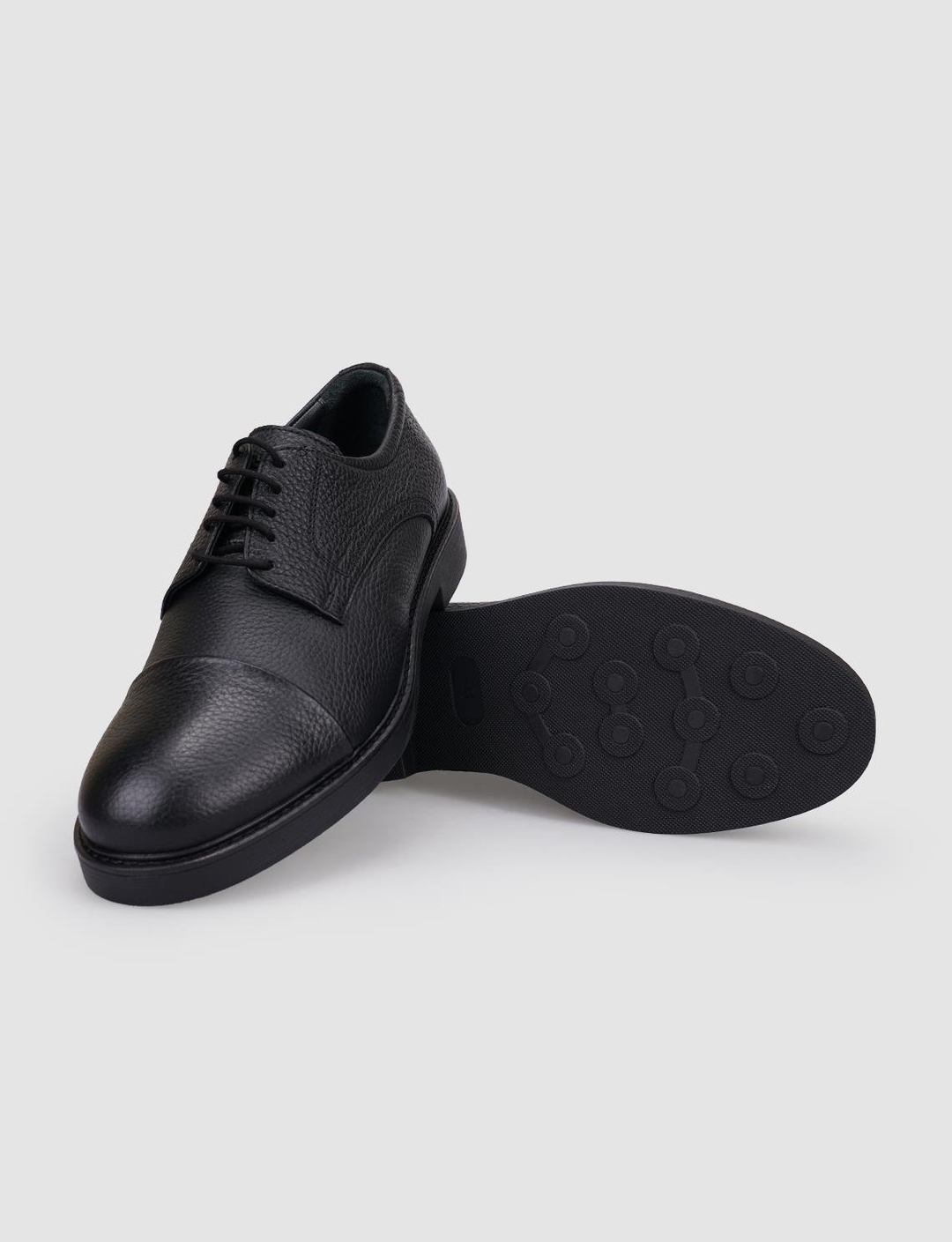 %100 Hakiki Deri Siyah Erkek Ayakkabı