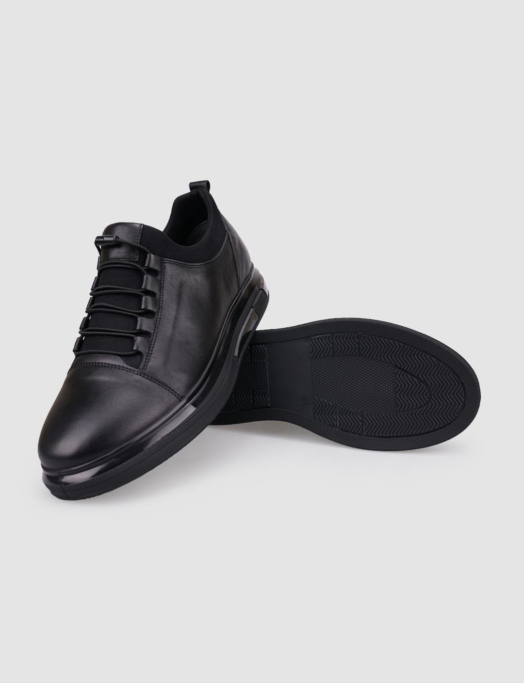 %100 Hakiki Deri Siyah Erkek Ayakkabı