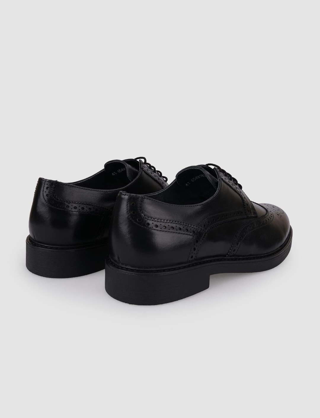 %100 Hakiki Deri Siyah Erkek Ayakkabı