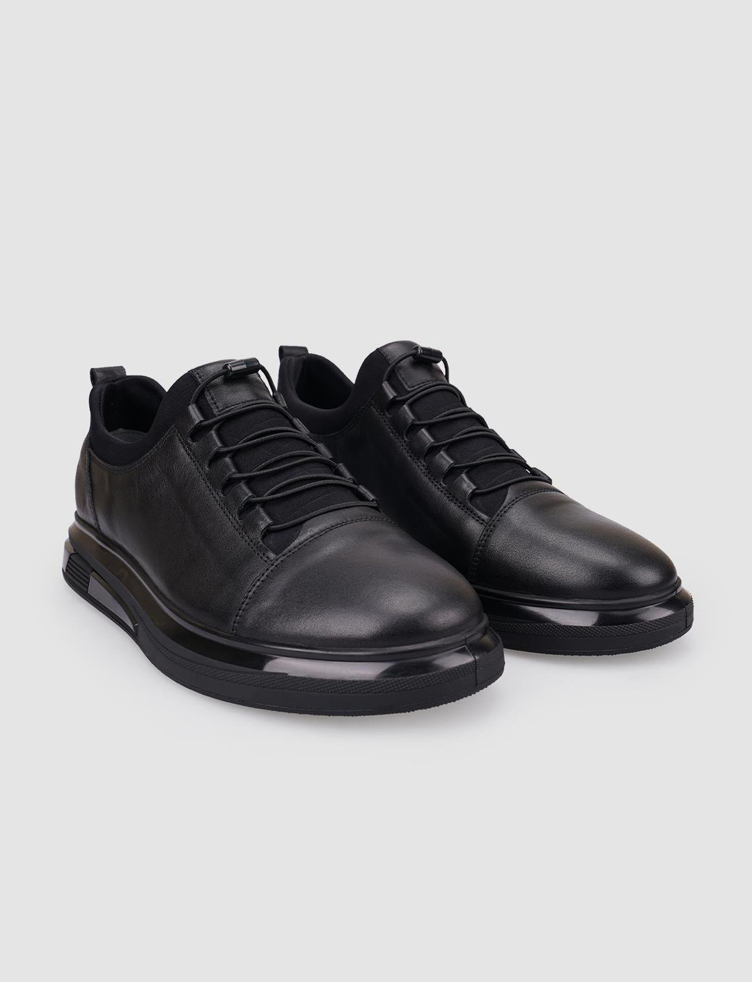 %100 Hakiki Deri Siyah Erkek Ayakkabı
